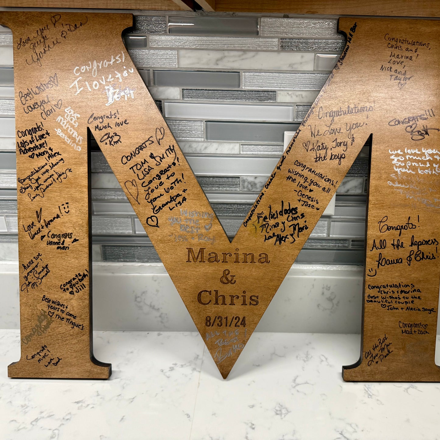 Wedding Guest Book Alternative - Letter