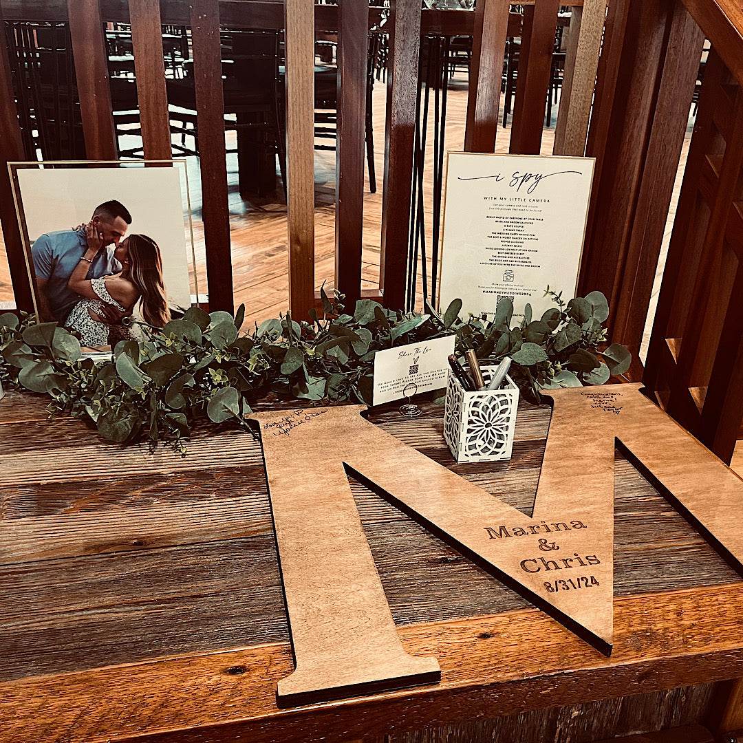 Wedding Guest Book Alternative - Letter