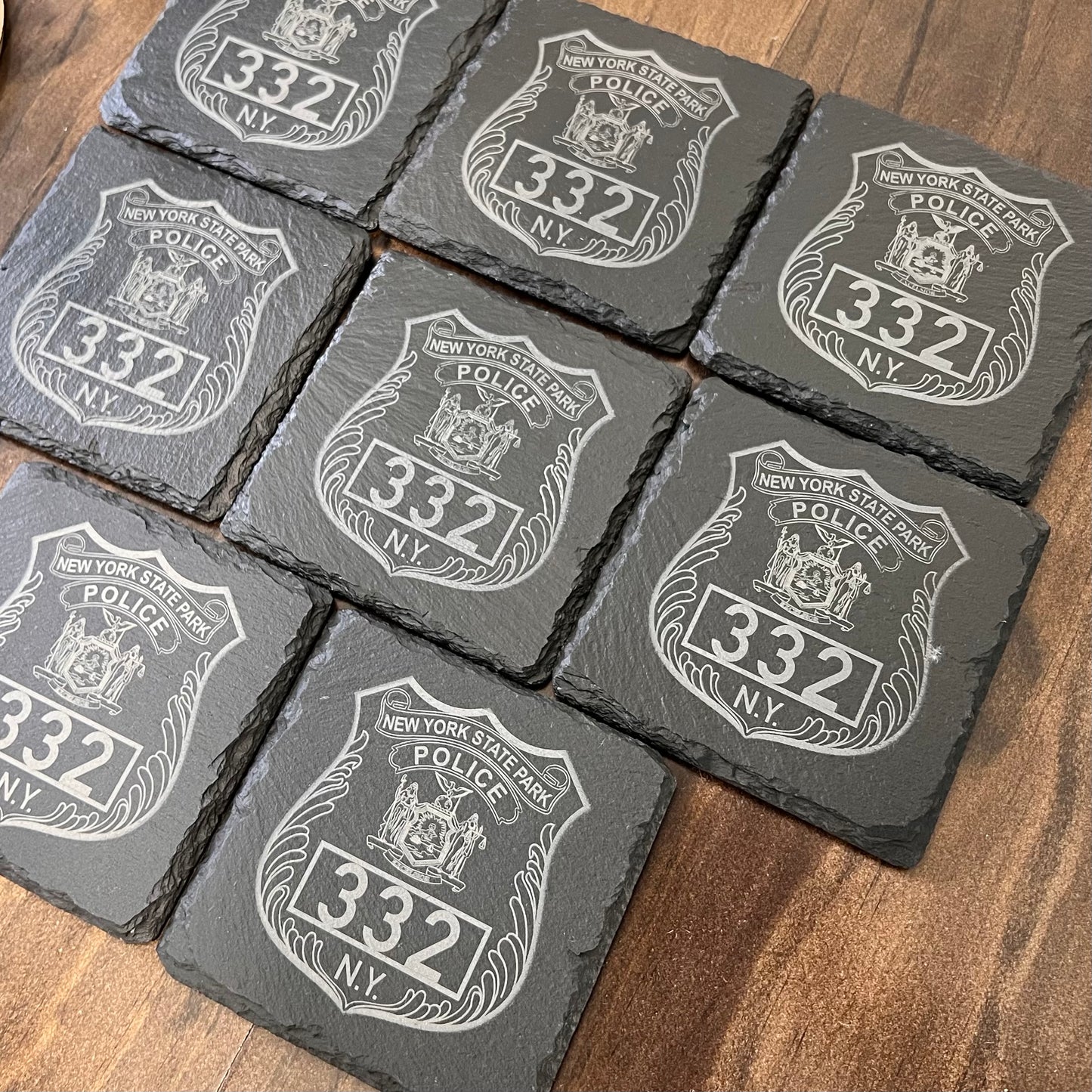 Custom Engraved Slate Coasters