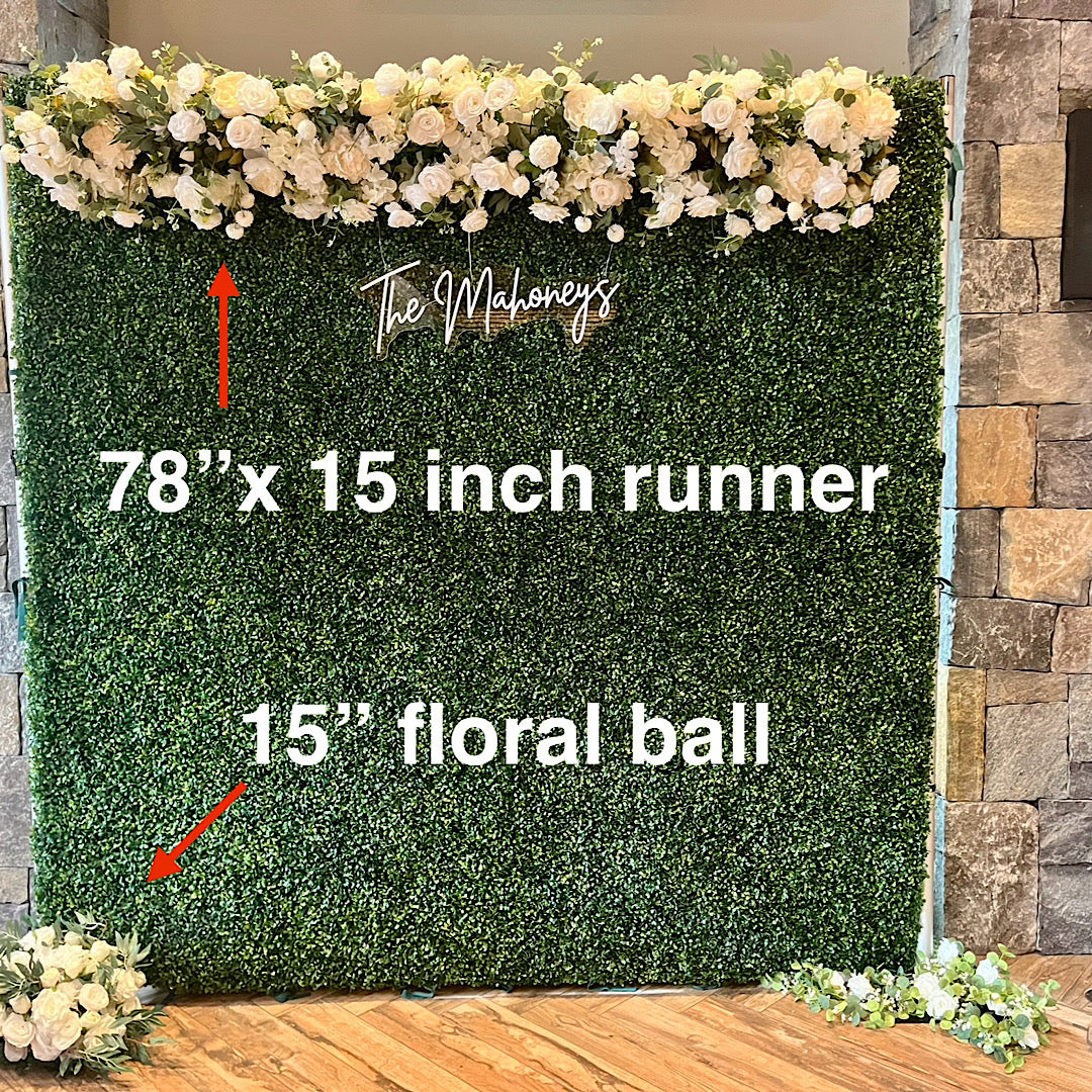 Greenery Wall | Flower Wall | Photo Backdrop Wall | Hedge Wall