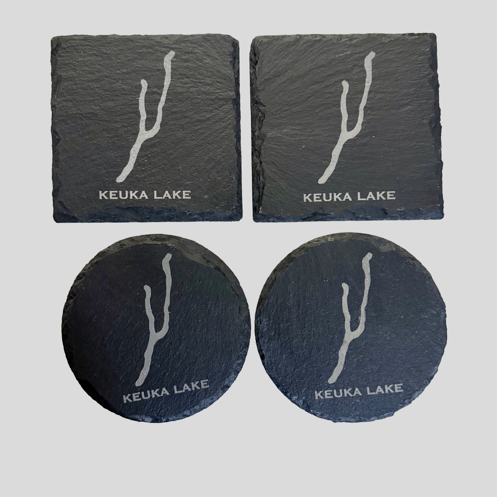 Keuka Lake Slate Coasters