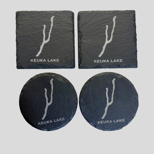 Keuka Lake Slate Coasters