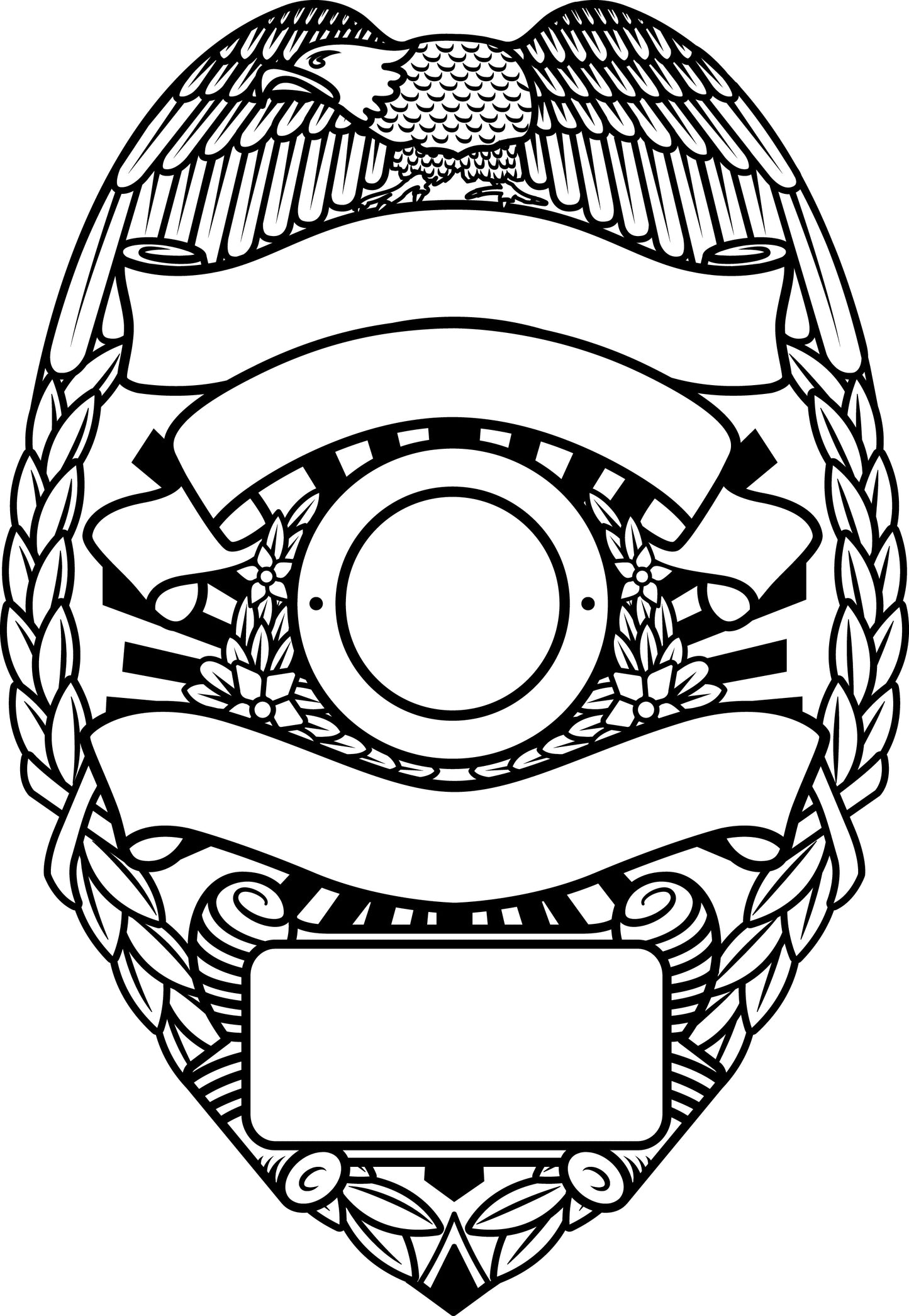 McLean County Detective Badge