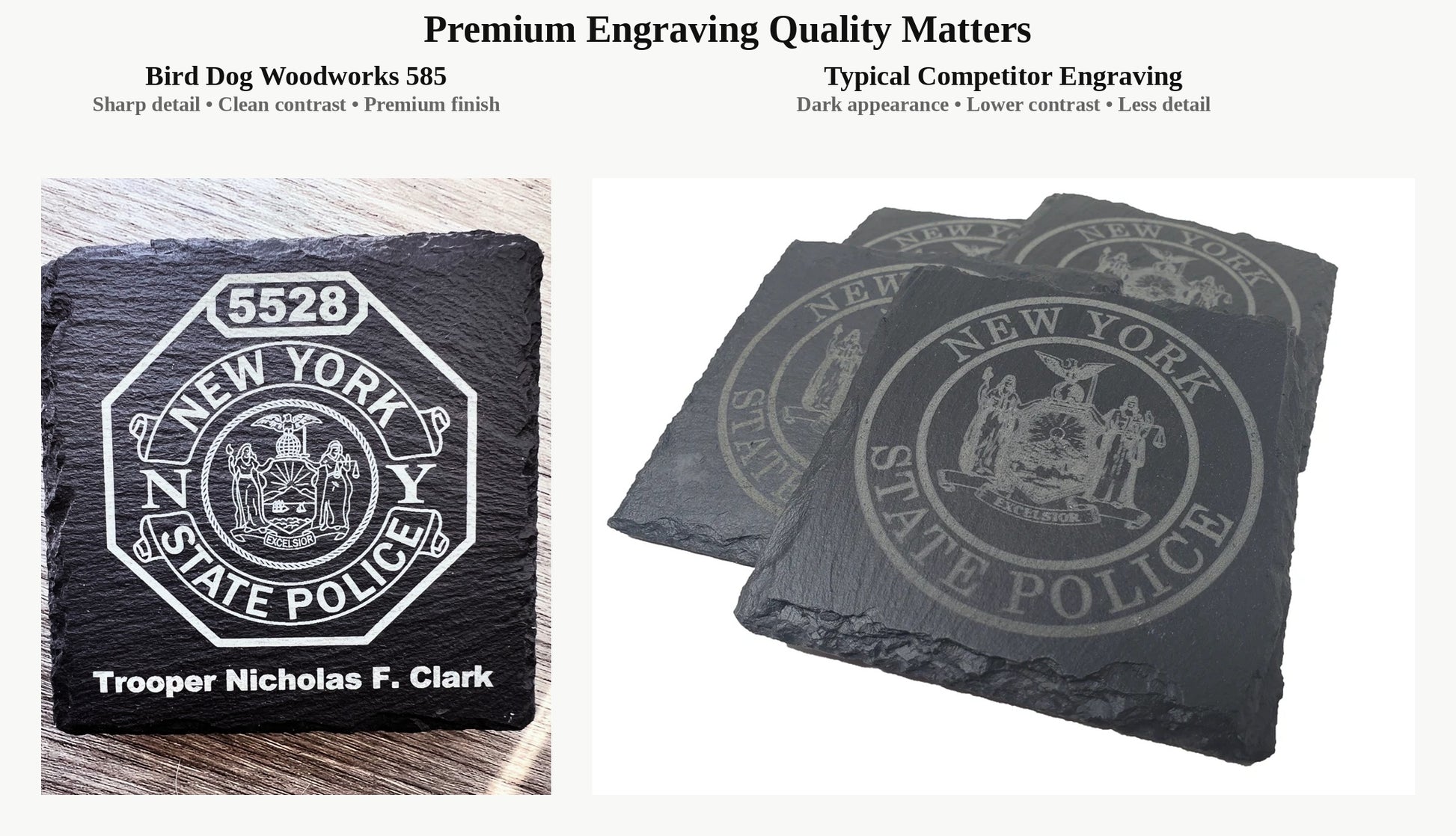 Slate Coaster 