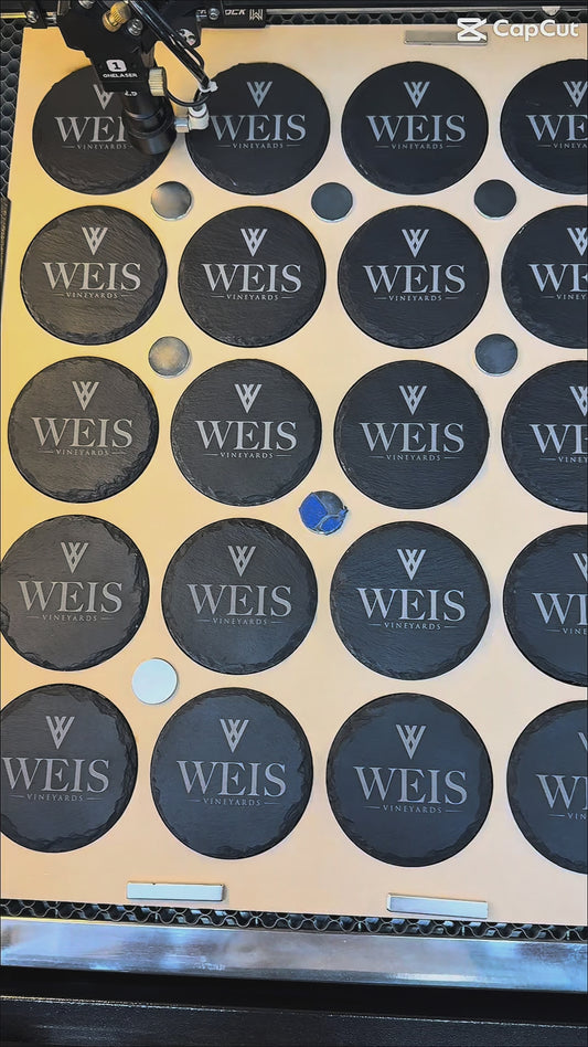 Custom Engraved Slate Coasters – Bulk Orders for Business Promotions & Resale