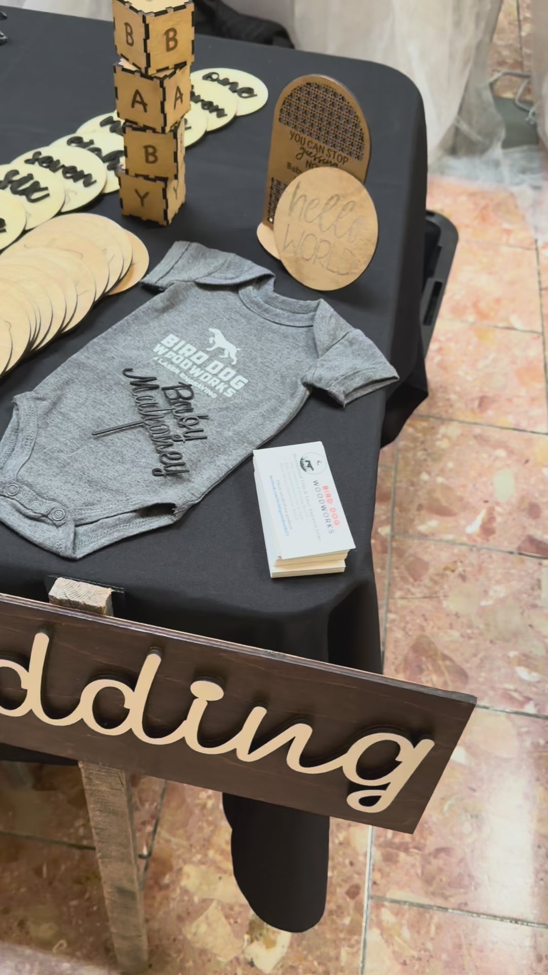 Load video: video of our handmade and engraved products